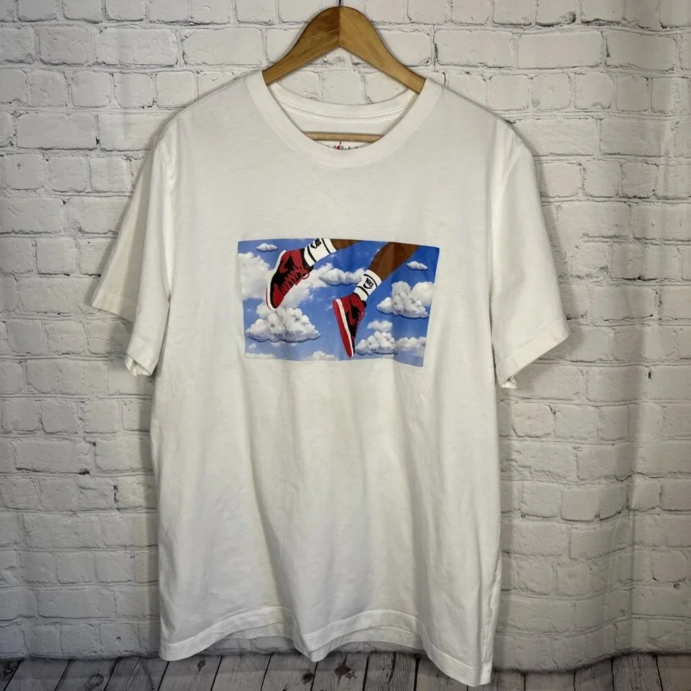 Nike Men's Jordan‎ Flight Essentials Sky T-Shirt SS White XL